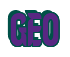Rendering "GEO" using Callimarker