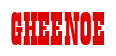Rendering "GHEENOE" using Bill Board