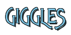 Rendering "GIGGLES" using Agatha