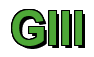 Rendering "GIII" using Arial Bold
