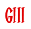 Rendering "GIII" using Cooper Latin