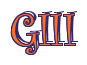 Rendering "GIII" using Curlz