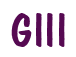 Rendering "GIII" using Dom Casual