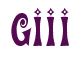 Rendering "GIII" using ActionIs