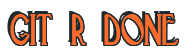 Rendering "GIT R DONE" using Deco