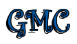 Rendering "GMC" using Curlz