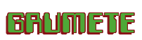 Rendering "GRUMETE" using Computer Font