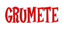 Rendering "GRUMETE" using Cooper Latin