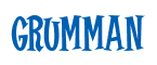 Rendering "GRUMMAN" using Cooper Latin
