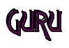 Rendering "GURU" using Agatha