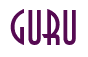 Rendering "GURU" using Anastasia