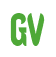 Rendering "GV" using Callimarker