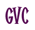 Rendering "GVC" using Cooper Latin