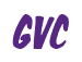 Rendering "GVC" using Big Nib
