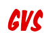 Rendering "GVS" using Big Nib