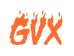 Rendering "GVX" using Charred BBQ