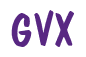 Rendering "GVX" using Dom Casual
