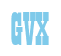Rendering "GVX" using Bill Board