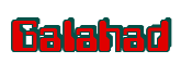 Rendering "Galahad" using Computer Font