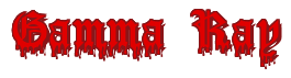 Rendering "Gamma Ray" using Dracula Blood