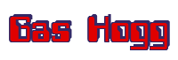 Rendering "Gas Hogg" using Computer Font
