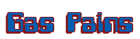 Rendering "Gas Pains" using Computer Font