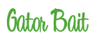 Rendering "Gator Bait" using Bean Sprout