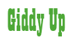Rendering "Giddy Up" using Bill Board