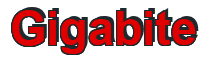 Rendering "Gigabite" using Arial Bold