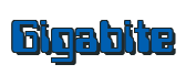 Rendering "Gigabite" using Computer Font