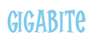 Rendering "Gigabite" using Cooper Latin