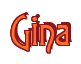 Rendering "Gina" using Agatha