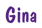 Rendering "Gina" using Dom Casual