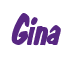 Rendering "Gina" using Big Nib