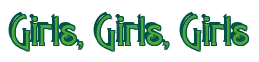 Rendering "Girls, Girls, Girls" using Agatha