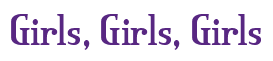 Rendering "Girls, Girls, Girls" using Credit River