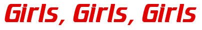 Rendering "Girls, Girls, Girls" using Cruiser