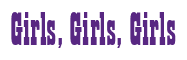 Rendering "Girls, Girls, Girls" using Bill Board