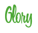 Rendering "Glory" using Bean Sprout