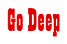 Rendering "Go Deep" using Bill Board