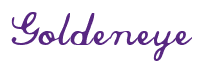 Rendering "Goldeneye" using Commercial Script