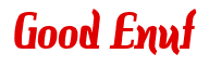 Rendering "Good Enuf" using Color Bar