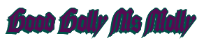 Rendering "Good Golly Ms Molly" using Cathedral