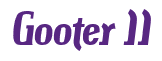 Rendering "Gooter II" using Color Bar