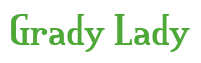 Rendering "Grady Lady" using Credit River