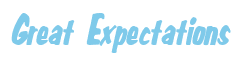 Rendering "Great Expectations" using Big Nib
