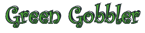 Rendering "Green Gobbler" using Curlz