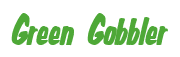 Rendering "Green Gobbler" using Big Nib