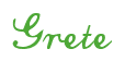 Rendering "Grete" using Commercial Script