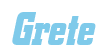 Rendering "Grete" using Boroughs